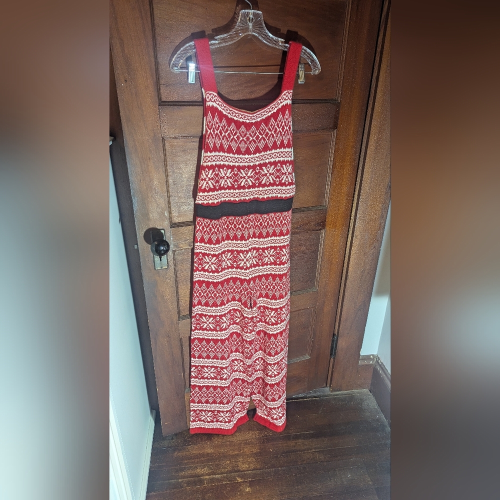 Holiday Knit Jumpsuit